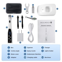 AZDENT Dental Wireless 16:1 LED Endo Motor handpiece Endomotor Machine