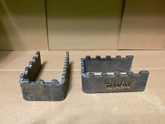 RWM Universal Brand New Weld-On 3″x5″ Raw Steel Step 1/4″ Thick