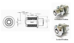 SafeCo Brands PL-2218 Replacement Cylinder for Blaylock DL-80 Cargo Locks