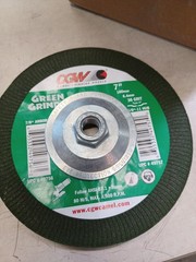 Lot Of 10 CGW Camel Grinding Wheels Ctr Whl 7×1/4×7/8 36G T27 GRN 36grit
