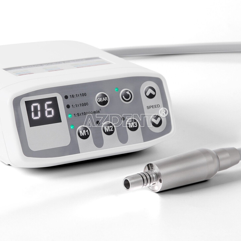 Dental Electric LED Brushless Micro Motor / 1:1 LED Fiber Optic Handpiece