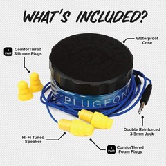 Guardian Earplug Headphones – OSHA Approved Noise Isolating in-Ear Earbuds