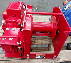 New Thern 3/4 HP Worm Spur Gear Electrical Winch 1100lbs Max 32 Fpm 4WS1MC 6″OD