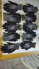 XL YELLOW MaxiFlex Ultimate Micro Foam Nitrile Grip Coated WORK GLOVES 10 PAIR