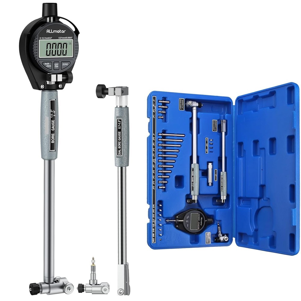 0.0005″ Digital Dial Bore Indicator 0.7″-6″ Engine Internal Cylinder Gauge Tool
