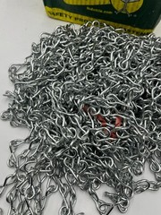 QTY 100 L.H. Dottie #10 Gauge Bright Galvanized Jack Chain Low Carbon Steel