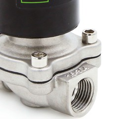 U. S. Solid 1/2″ Stainless Steel Electric Solenoid Valve 24V DC Normally Closed