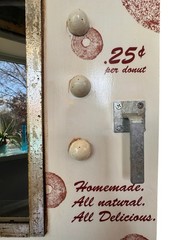 Apple Cider Donuts Display Cabinet 21.5” X 12” X 7” Free Shipping