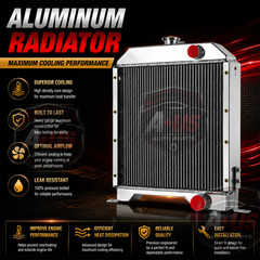Radiator For Case Skid Loader 1840 1845C Skid Steer Tractor 1347609C1 / 1A12192
