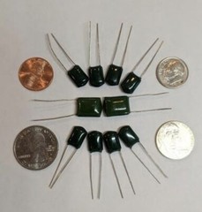 2 pcs – 100V Polyester Film Capacitors-‘Greenies’-(0.22nF to 470nF)- Mr Circuit