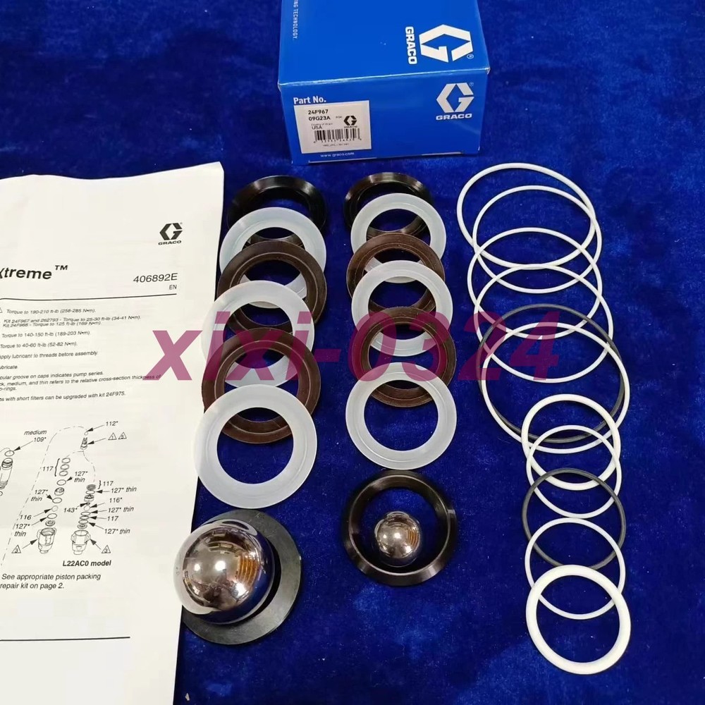 NEW GRACO 24F967 220CC pump body maintenance kit DHL shipping
