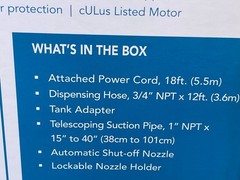 NEW GPI Fuel Transfer Pump w/Auto Shut-Off Nozzle,15GPM #M-150S-AU (110000-100)