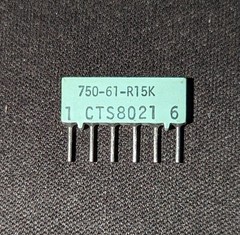 CTS Ceramic SIP Resistor, Bussed, 1.5 W, SIP – Various Values (1 pc) +/-2%