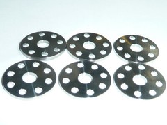 Titanium M6 FLAT DRILLED WASHER BIKE KART CAR BOAT WASHERS NO RUST 23 DIAMETER