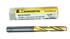 KENNAMETAL Carbide Coolant Thru Go Drill 7.4mm 3xD B051A07400CPG KC7325