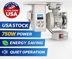 110V Servo Motor Industrial Sewing Machine Silent Energy Saving 450W-750W