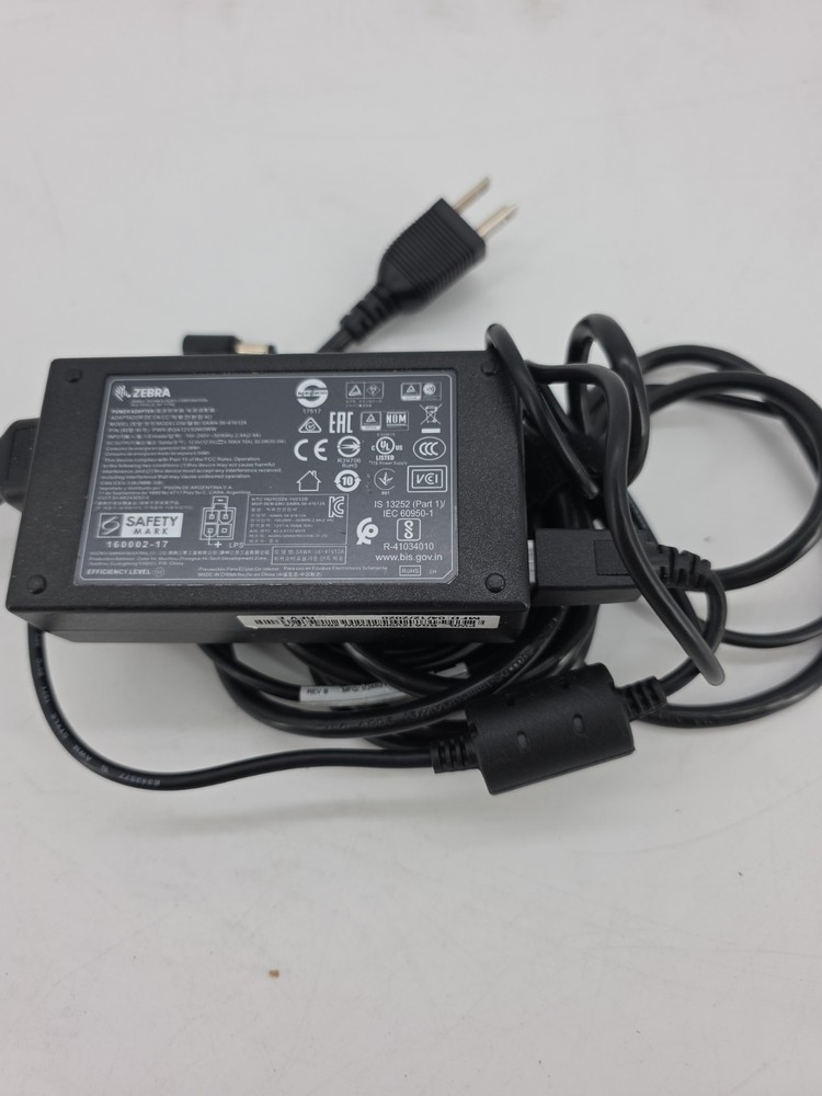OEM Genuine Zebra Power Adapter PWR-BGA12V50W0WW SAWA-56-41612A 12V 4.16A QTY