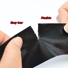 XUXU 2 Pack Black Duct Tape Heavy Duty Waterproof Strong Adhesive 40 Yards