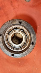 Used Marvel 8 Bandsaw Lower Wheel Assembly and Parts 8-1205 for 3/4″ Blade