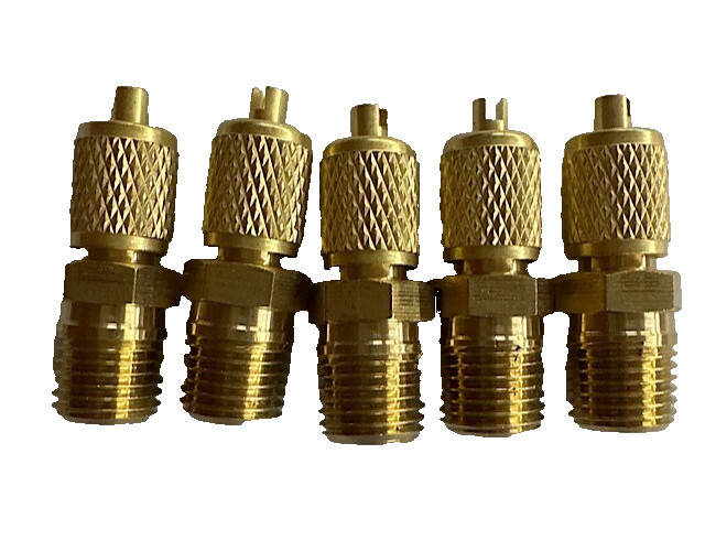 5 NEW Access Fitting Half Union 1/4″ MFL X 1/4″ MPT JB-A31484 Threaded 100-0030