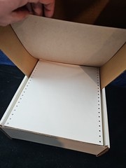 Continuous Computer Paper 9.5″x11″ L&R Perf Blank Oxford 1000Sheets 89121