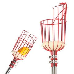 LEADZM 13FT Fruit Picker Tool, Stainless Steel Adjustable Fruit Picker