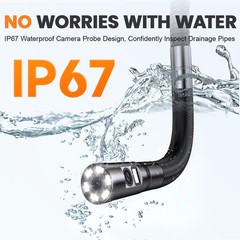 ANCEL 1080P 2-Way 210° Articulating Borescope 3.9mm Industrial Endoscope Camera