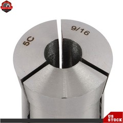 5 Pcs Collet Block Set & 1/8 – 1″ Precision 15 Piece 5C Fractional Collet Set