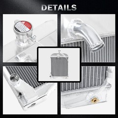 Aluminum Radiator w/Cap 3 Row Fits Ford 2N 8N 9N Tractors 8N8005 AR2018 86551430