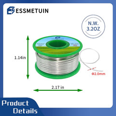 Lead Free Solder Wire(Sn99.3Cu0.7) for Plumbing Solder/Stained Glass/Crafts/Jewe