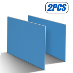 2 Pack 6061 T651 Aluminum Sheet 4″ X 6″, 14 Gauge (2Mm) Metal Plate with Protect