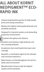 4 Liter Water Pigment Ink Textile Fabric Printing Neo Kornit Digital Black