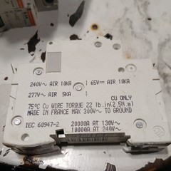 SCHNEIDER ELECTRIC 60103 C60 Multi 9 CIRCUIT BREAKER 2A 1P 240V Qty:1