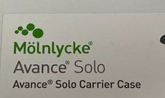 MOLNLYCKE Avance Solo Carrier Case 890003 Exp.2027-02 (*DD27)