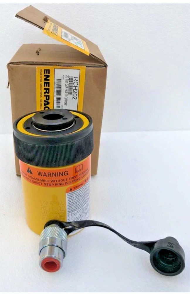 Enerpac RCH 202 Hydraulic Holl-O-Cylinder 20 Tons Capacity 2″ Stroke Hollow Ram