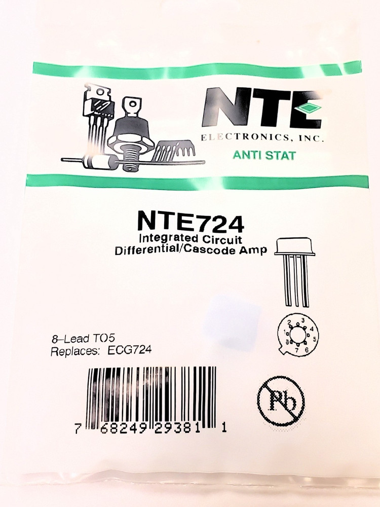 NTE724 “Original” NTE AKA TA7045M IC 8P TO-5 1 pc