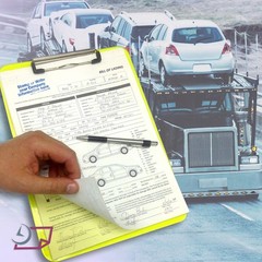 Vehicle Transport Bill of Lading Form – 2 Part Carbonless, 100 Sets, Letter Size