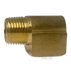5 Pack 1/8″ NPT Brass Street Elbow 90 Degree Pipe Thread Fitting Male Female