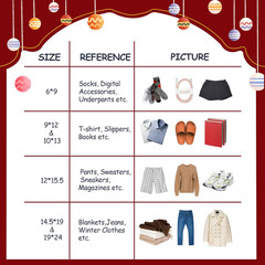 Christmas Poly Mailer – 14.5×19 Inch, 50 Pcs Waterproof Tear-Resistant Mailer Ba