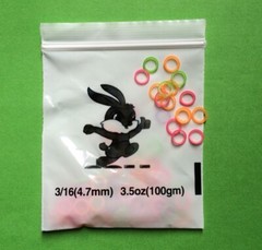 5000pcs Dental Orthodontic Rubber Elastics Ligature Ties Bands 2.5-6.5oz 1/8-3/8