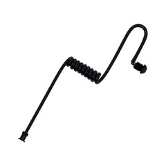 SHEEPDOG MICROPHONES 3.5mm Threaded Listen Only Earpiece, Compatible Black