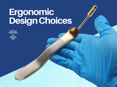 Minnesota Cheek Retractor with Suction Gold Plated Surgical Dental ARTMAN
