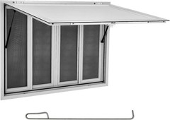 60″W x 36″H Concession Stand Serving Window Food Truck Service Awning Aluminum
