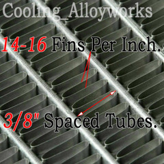 Fit Yanmar Diesel 3TNE74 119621-44500 Aluminum Tractor Radiator 3 Row ASI