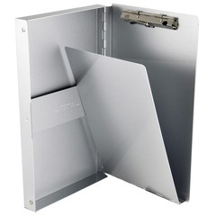 Saunders Recycled Aluminum Snapak Form Holder, Memo 6 x 10 Inches, Silver