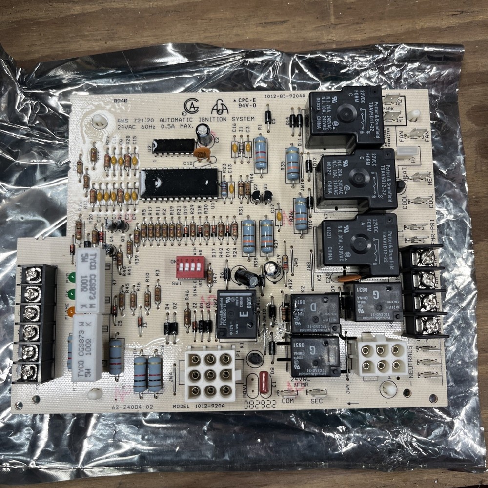 Rheem Furnace Control Board 1012-920A-I 62-24084-02 (8349) A3 AC