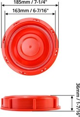 IBC Tote Lid Cover, 6.5″ IBC Tank Water Liquid Tank Cap for Chemical, Food, Indu
