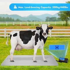 Large 440lb Dog Digital Pet Weight Scale For Shipping Veterinary Livestock New