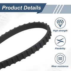 4pcs 70XL 025 Timing Belt 35 Teeth Rubber Geared Cogged Belt 0.20″ Pitch