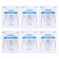 Azdent Dental Orthodontic Copper 35˚ Super Elastic Arch wire Cu-NiTi Rectangular